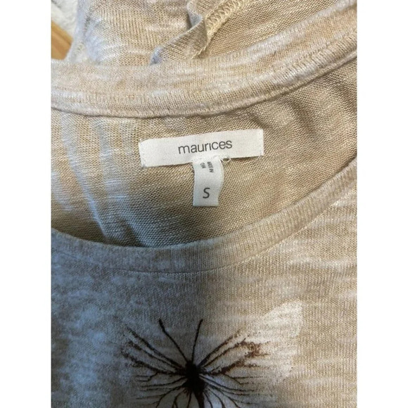 Y2k 90’s Style Maurices Butterfly Top size S Stretchy #0275 - Picture 5 of 5